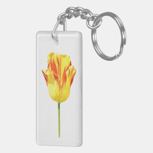 Yellow and red tulip キーホルダー (裏面右)