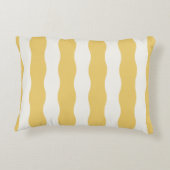 Yellow and white Cozy アクセントクッション (裏面)