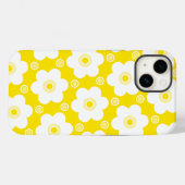 Yellow and White Daisies and Polka Dots Case-Mate iPhoneケース (裏面 (横))