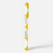 Yellow and White Harlequin Diamonds Check Design Case-Mate iPhoneケース (裏面 / 右)