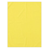 Yellow and White Polka Dots テーブルクロス (正面)