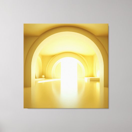 Yellow Arch Portal キャンバスプリント (正面)