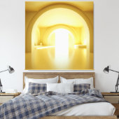 Yellow Arch Portal キャンバスプリント (インサイチュ (寝室))