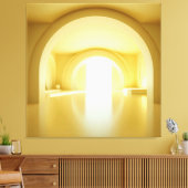 Yellow Arch Portal キャンバスプリント (インサイチュ (リビング))