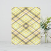 Yellow Argyle Scrapbook Paper 2-Sided Page (スタンド正面)