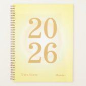Yellow Aura Big Year Planner プランナー手帳 (正面)