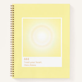 Yellow Aura Swatch Angel Number Notebook ノートブック