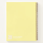 Yellow Aura Swatch Angel Number Notebook ノートブック (裏面)