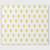 Yellow balloon Gift Wrapping Paper - Cadeaupapier ラッピングペーパー (フラット)