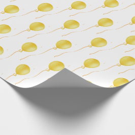 Yellow balloon Gift Wrapping Paper - Cadeaupapier ラッピングペーパー