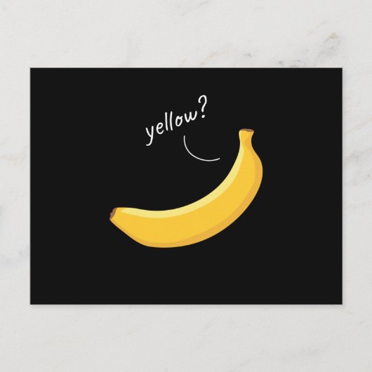 Yellow Banana Fruit Fruit ポストカード (正面)