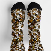 Yellow Bees ソックス (上部)