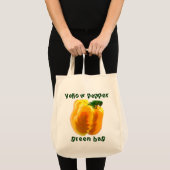 Yellow Bell Pepper トートバッグ (正面(商品))