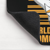 Yellow Belt Today World-champ Tomorrow Panda Karat マウスパッド (コーナー)