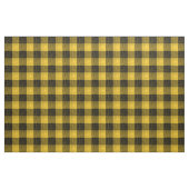  Yellow Black Crosshatch Buffalo Check ファブリック (ヤード)