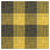  Yellow Black Crosshatch Buffalo Check ファブリック (見本)