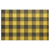  Yellow Black Crosshatch Buffalo Check ファブリック (ファットクウォーター)