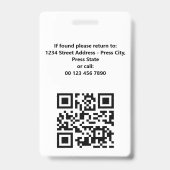 Yellow Black News Media Press Photo バッジ (Back)