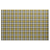 Yellow Black White Plaid Tartan Pattern Design  ファブリック (ヤード)