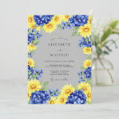 Yellow Blissful Country Wedding 招待状 (スタンド正面)