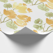 Yellow Bloom Matte Wrapping Paper ラッピングペーパー (角)