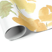 Yellow Bloom Matte Wrapping Paper ラッピングペーパー (ロールコーナー)