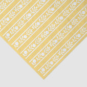 Yellow Bone Inlay Floral Border Decoupage Paper 薄葉紙 (詳細)