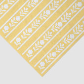 Yellow Bone Inlay Floral Border Decoupage Paper 薄葉紙 (詳細)