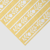 Yellow Bone Inlay Floral Border Decoupage Paper 薄葉紙 (詳細)