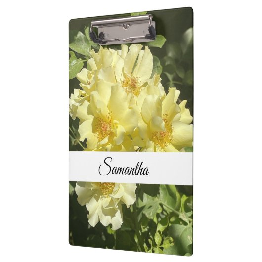 Yellow Botanical Flowers クリップボード (左)