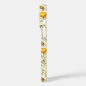 Yellow Botanical Watercolor Floral Name Case-Mate iPhoneケース (裏面 / 左)