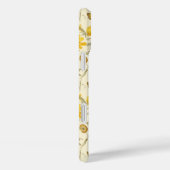 Yellow Botanical Watercolor Floral Name Case-Mate iPhoneケース (裏面 / 右)