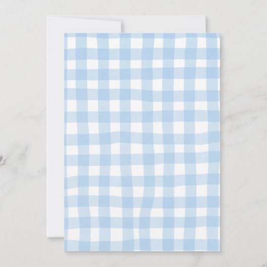 Yellow Bow Lemon Baby Shower Invitation 招待状 (裏面)