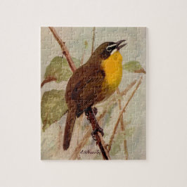 Yellow-breasted Chat by Louis Agassiz Fuertes ジグソーパズル