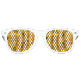 Yellow Brown Abstract Seamless Pattern レトロサングラス