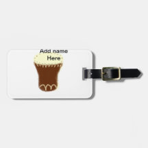 Yellow brown drum watercolor add name hand-drawn s