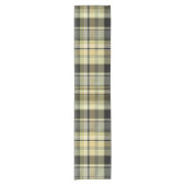 Yellow-brown tartan plaid.  ショートテーブルランナー (正面)