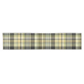 Yellow-brown tartan plaid.  ショートテーブルランナー (横)
