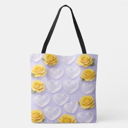 Yellow bubble トートバッグ (裏面)