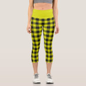 Yellow Buffalo Plaid  カプリレギンス (正面)