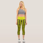 Yellow Buffalo Plaid  カプリレギンス (正面)