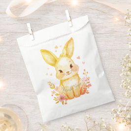 Yellow Bunny Party, Forest Animal Baby Shower  フェイバーバッグ