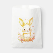 Yellow Bunny Party, Forest Animal Baby Shower フェイバーバッグ (正面)