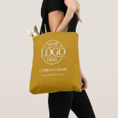 Yellow Business Corporate Company Logo Promotional トートバッグ (クローズアップ)