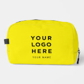 Yellow Business Logo Name Instagram Travel ドップキット (正面)