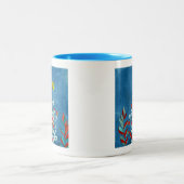 Yellow Butterfly ツートーンマグカップ (中央)