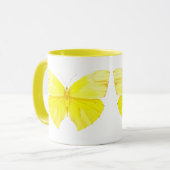 Yellow Butterfly Mug マグカップ (正面左)