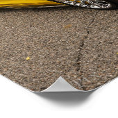 Yellow C7 z07 Package Chevrolet Corvette ポスター (角)