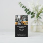 Yellow Cab / Taxi, New York Photo - Business Card 名刺 (スタンド正面)