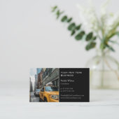 Yellow Cab / Taxi, New York Photo - Business Card 名刺 (スタンド正面)